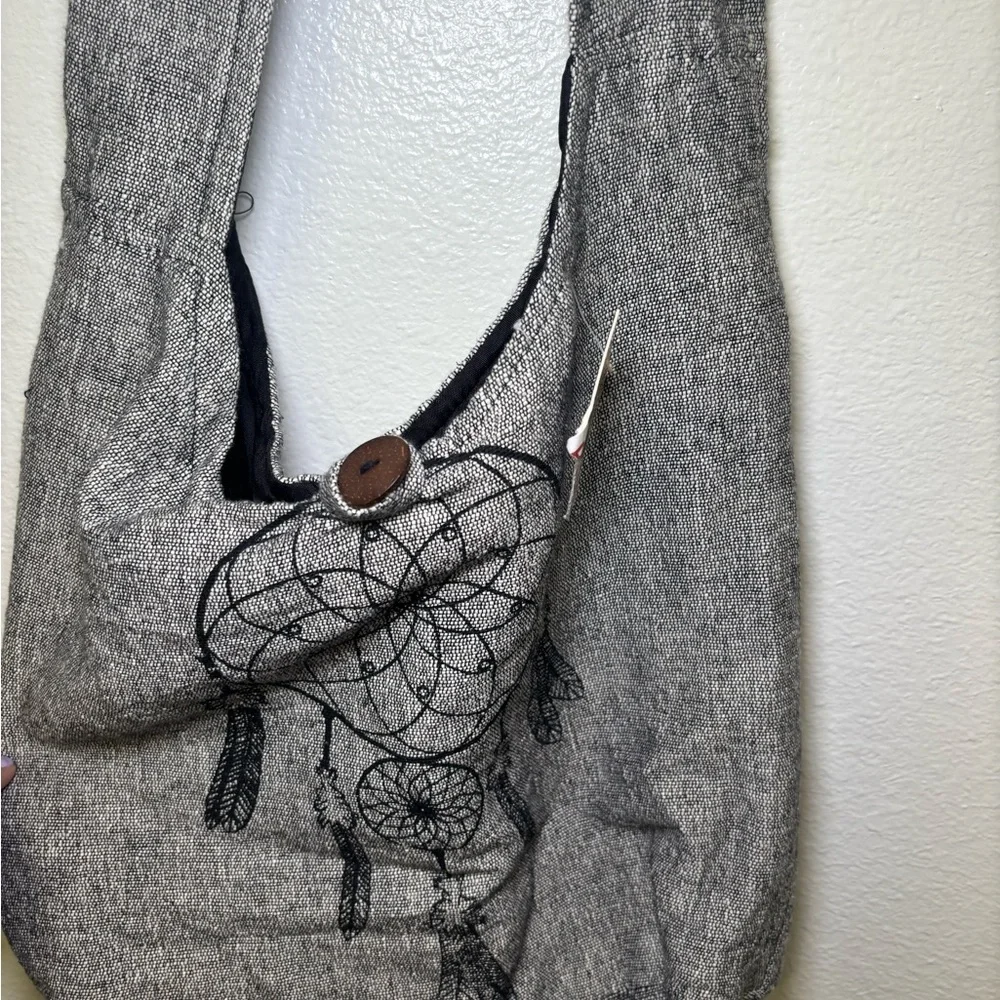 Gray Dreamcatcher Women's boho bag